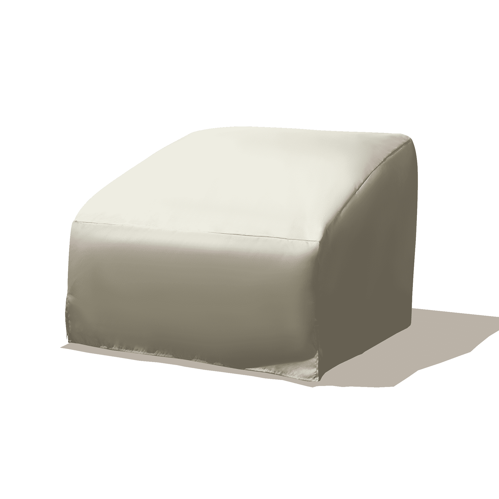 All-Season Outdoor Protective Cover for Modular Teak Unit - Armless Chair