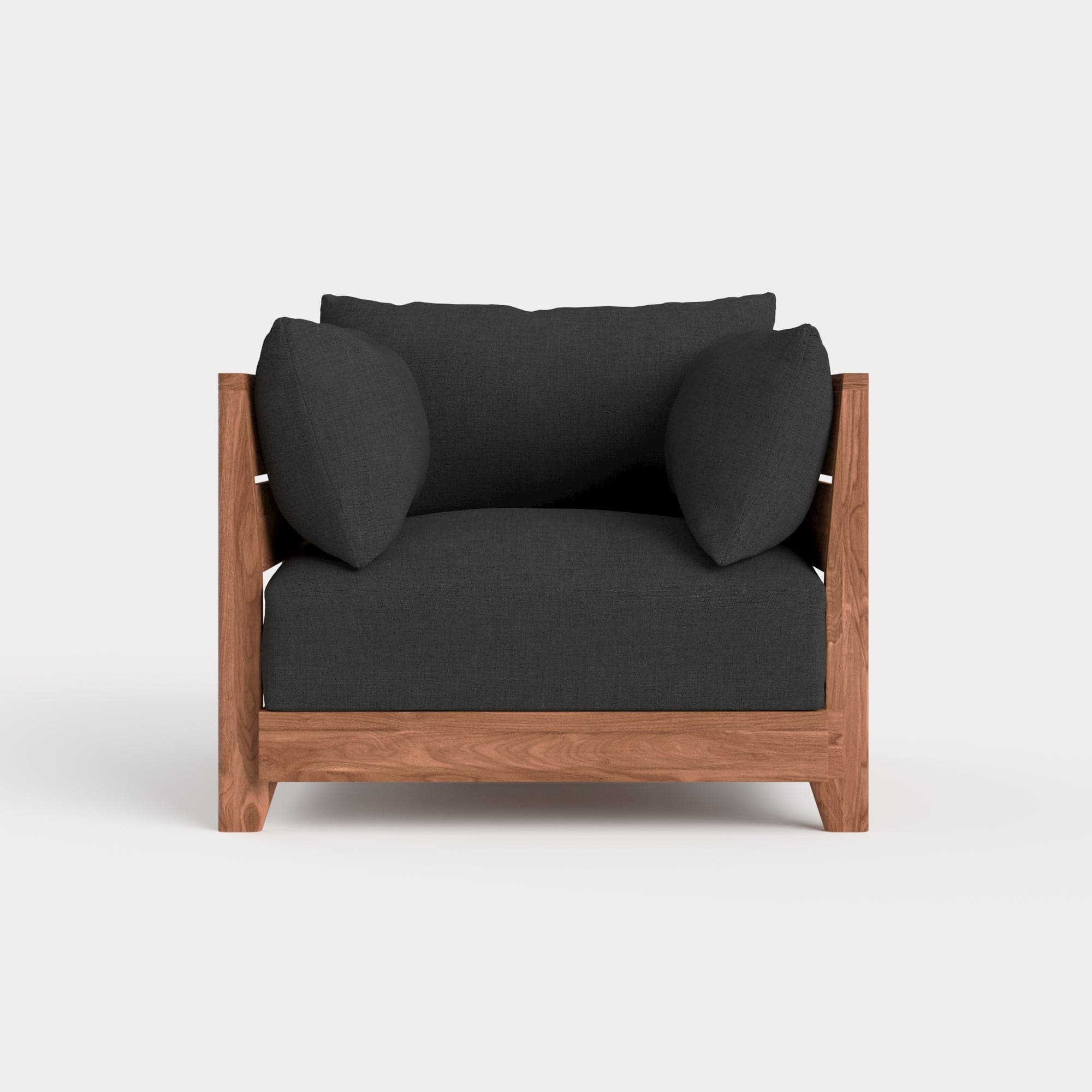 Dwell™ Modular Teak Outdoor Armchair | Classic Canvas in Charcoal