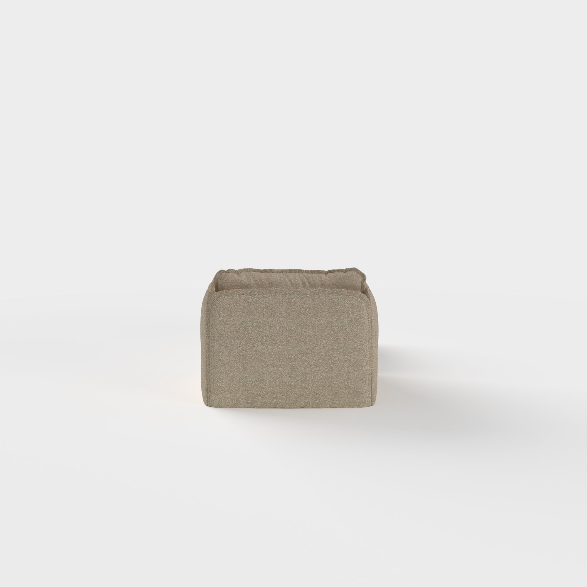 Slipcover Only - Modular Outdoor Washable Armchair & Ottoman | Alfresco Boucle in Cashew