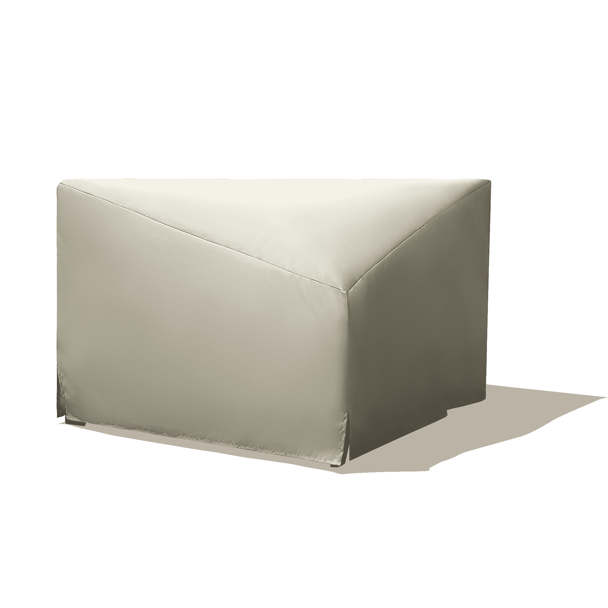 All-Season Outdoor Protective Cover for Modular Teak Unit - Corner Chair or End Chair