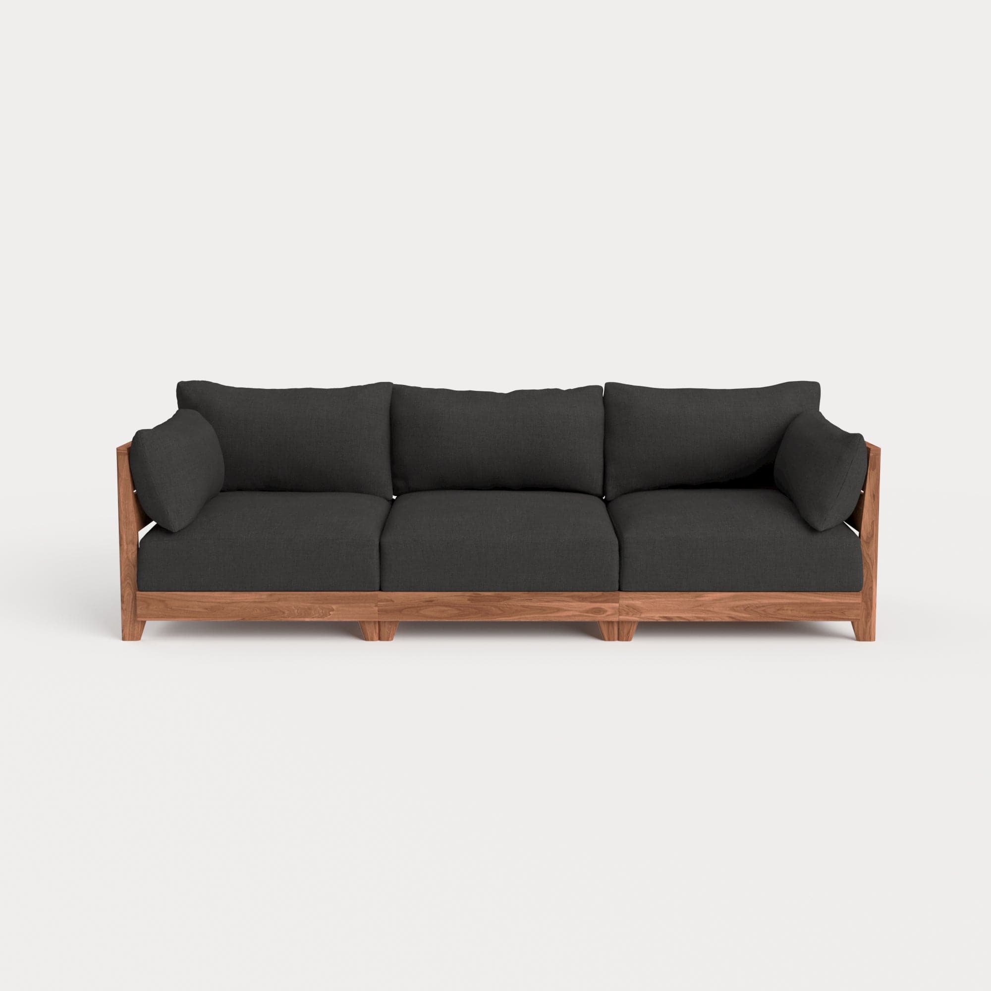 Dwell™ Modular Teak Outdoor Sofa | Classic Canvas in Charcoal