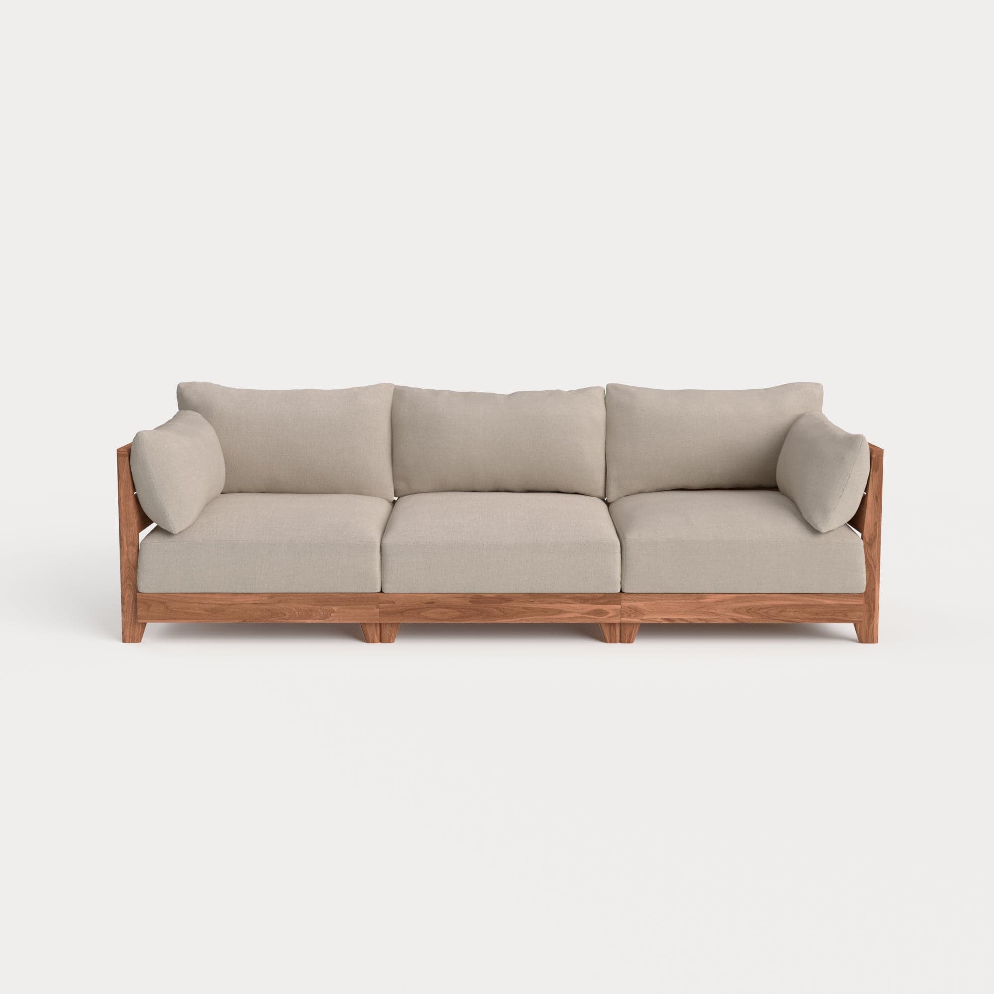 Dwell™ Modular Teak Outdoor Sofa | Classic Canvas in Sand