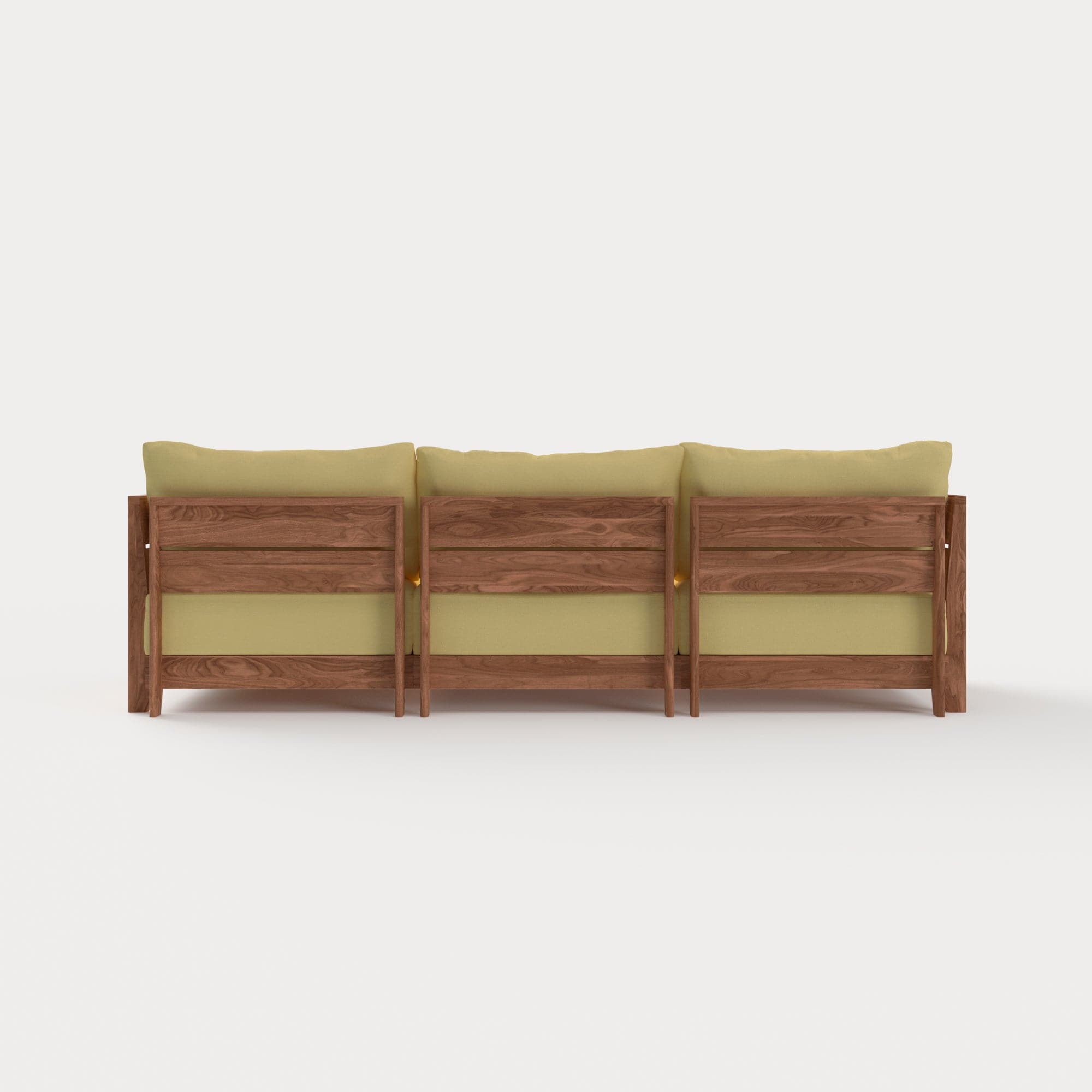 Dwell™ Modular Teak Outdoor Sofa | Classic Canvas in Sun