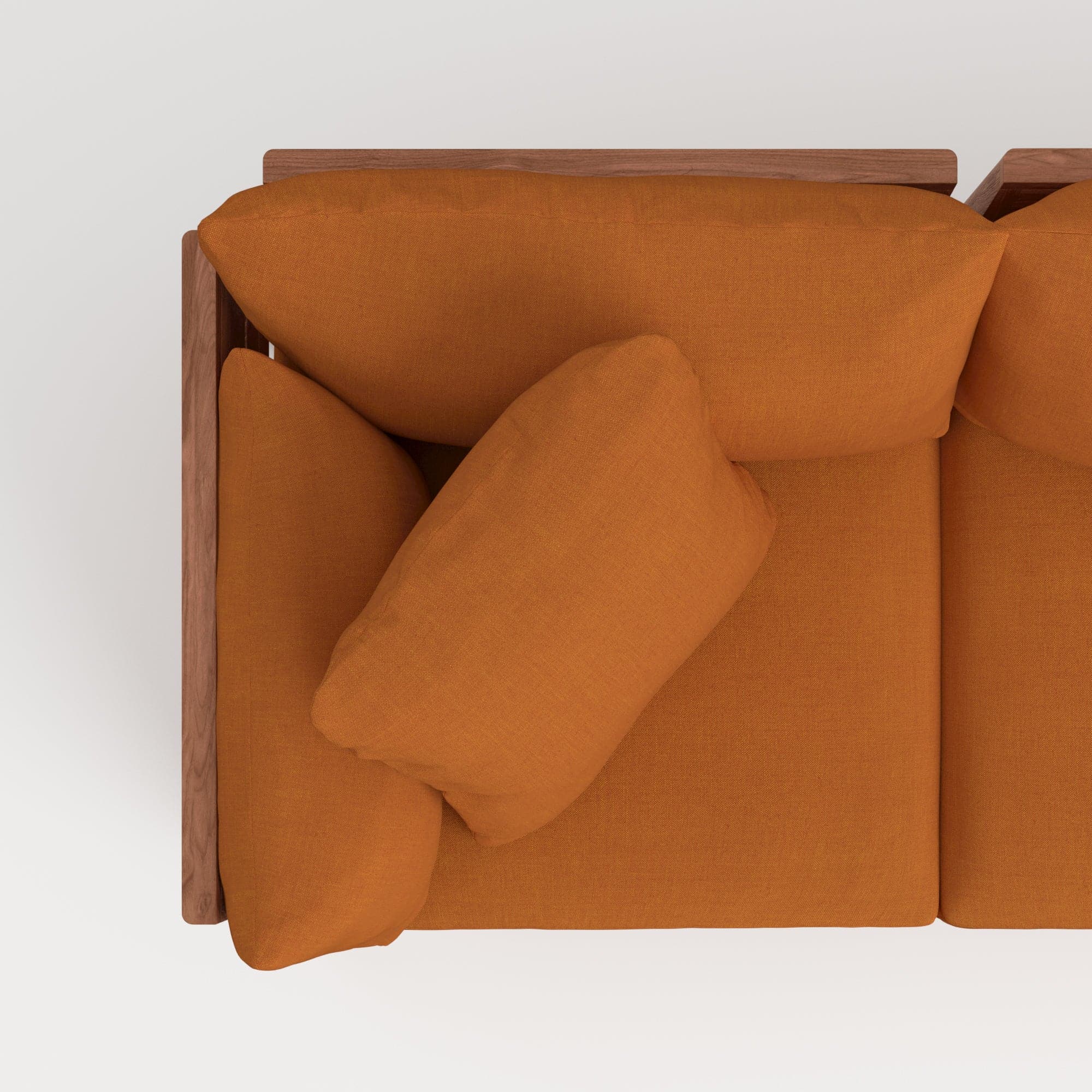 Dwell™ Square Accent Pillow | Classic Canvas in Rust