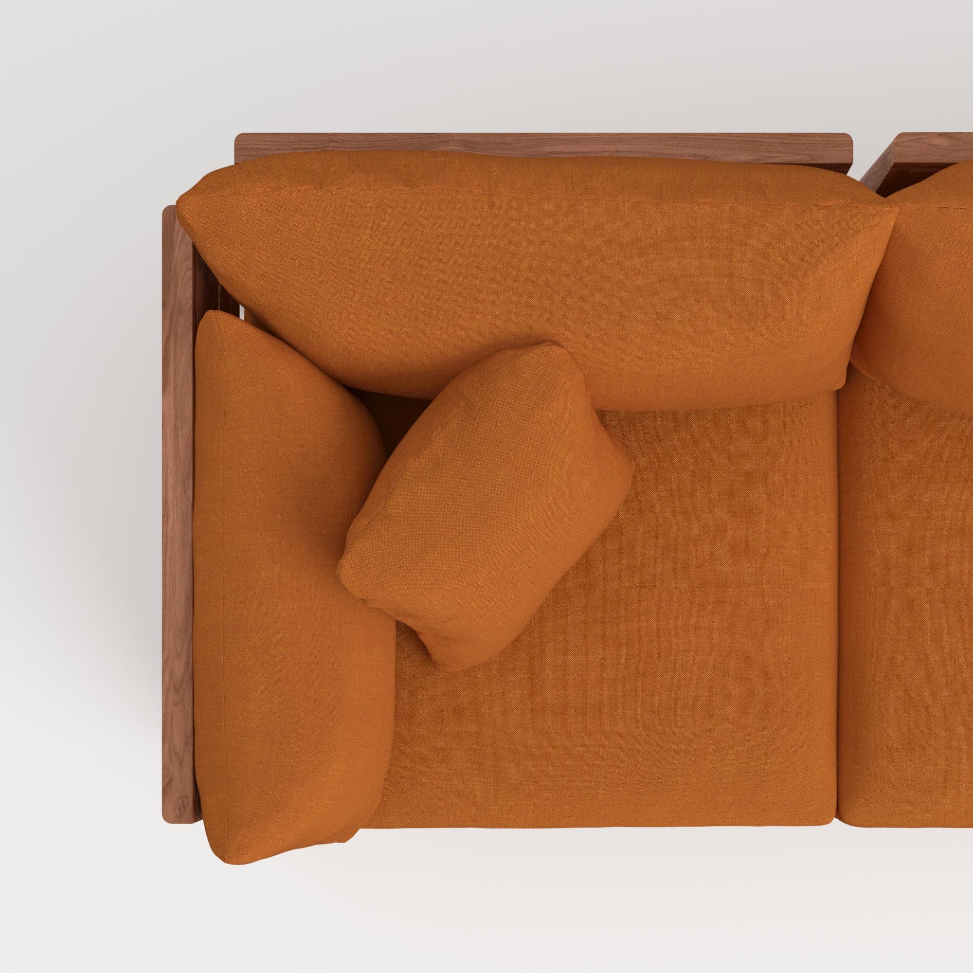 Dwell™ Square Accent Pillow | Classic Canvas in Rust