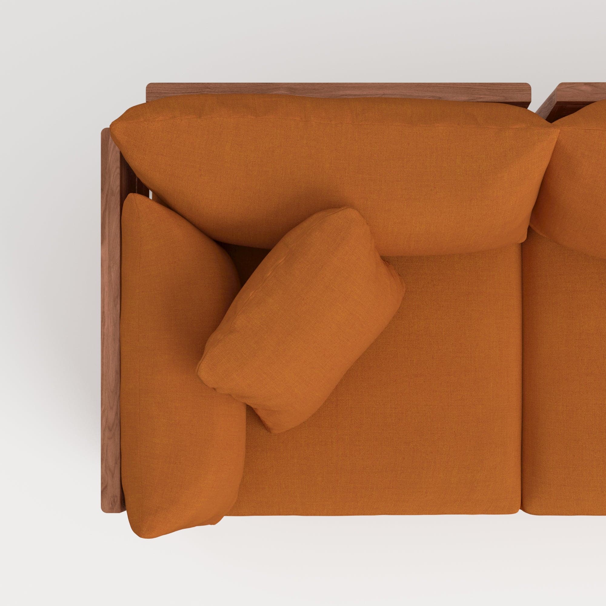 Dwell™ Square Accent Pillow | Classic Canvas in Rust