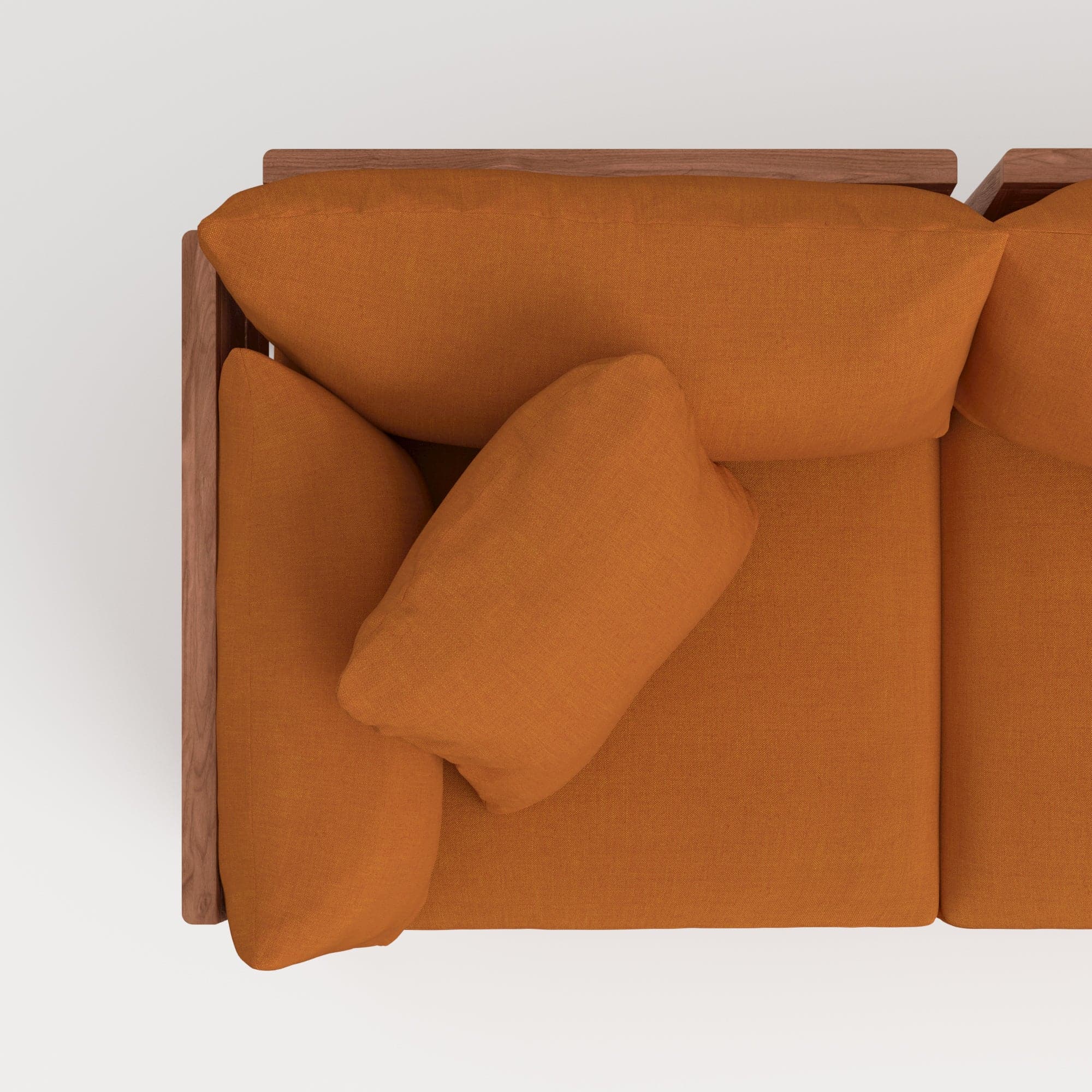 Dwell™ Square Accent Pillow | Classic Canvas in Rust