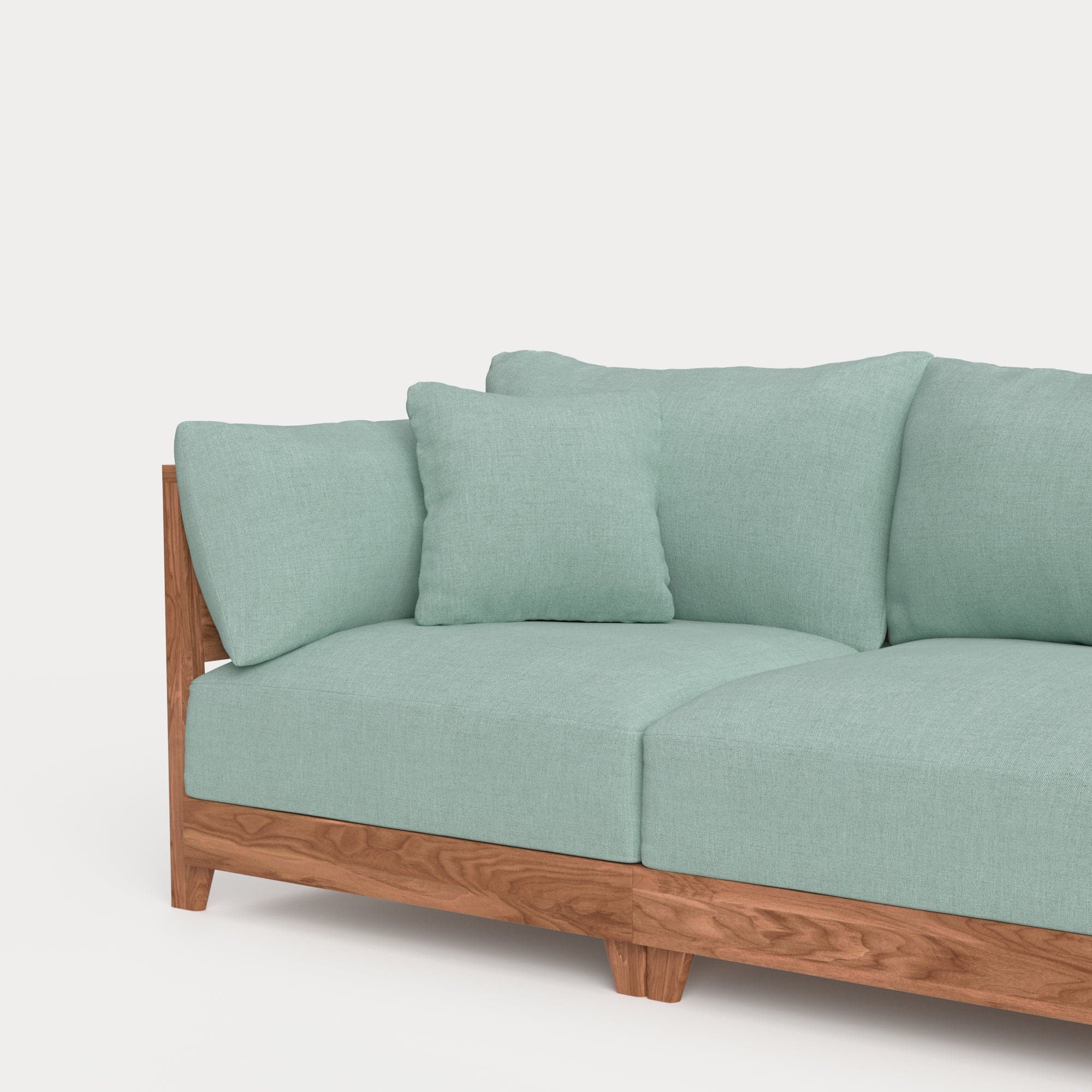 Dwell™ Square Accent Pillow | Classic Canvas in Seaglass